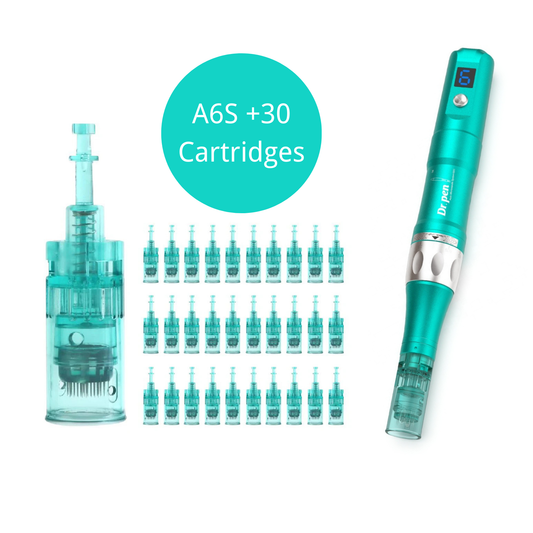 Dr. Pen A6S Smart Microneedling Pen + 30PCS  Cartridges