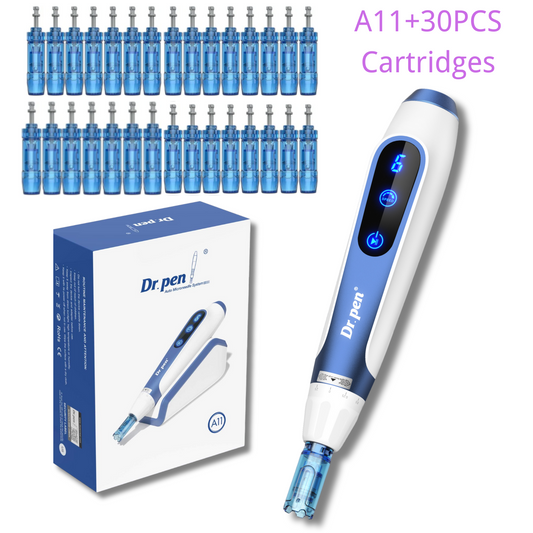 HOT Dr. Pen A11  Microneedling Pen Bundle 30x Cartridges