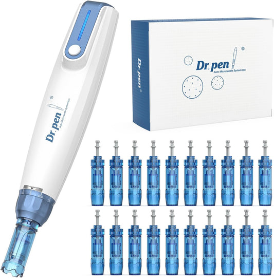 Dr.Pen A9 Microneedling Pen Kit Wireless Derma Pen with 20PCS Cartridges