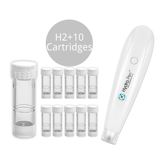 Dr. Pen Hydra Pen H2 Microneedling Pen with Serum Applicator 10 Cartridges