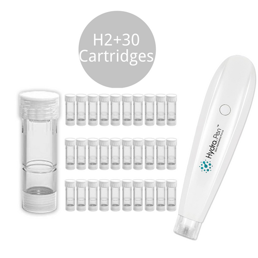 Dr. Pen Hydra Pen H2 Microneedling Pen with Serum Applicator 30 Cartridges