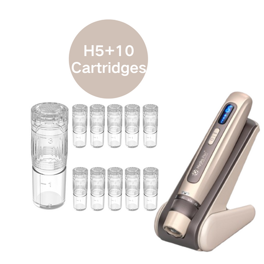 Hydra Pen H5 - Gold Microneedling Hydra Needle Pen With 10PCS Cartridges