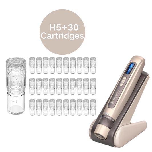Hydra Pen H5 - Gold Microneedling Hydra Needle Pen With 30PCS Cartridges
