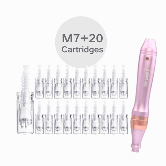Dr. Pen Ultima M7 Micro Needling Derma Pen - Including 20 Pcs Cartridges
