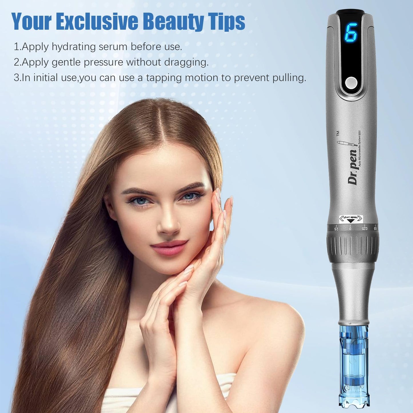 Dr. Pen M8S Microneedling Derma Pen with 2PCS Cartridges