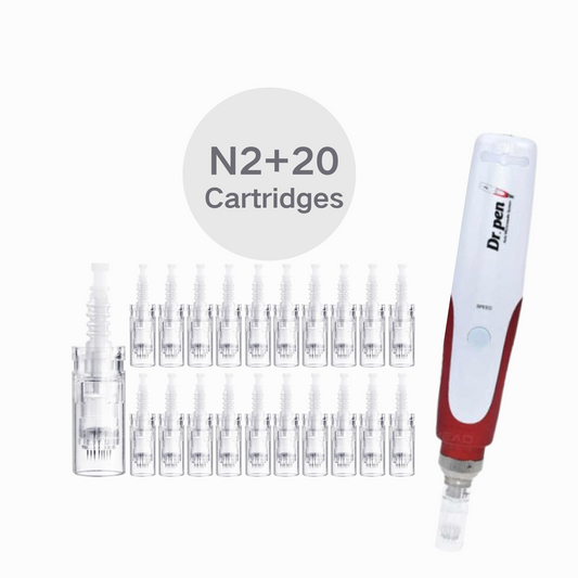 Dr Pen N2  Wireless Derma Pen Microneedling With 20pcs Cartridges