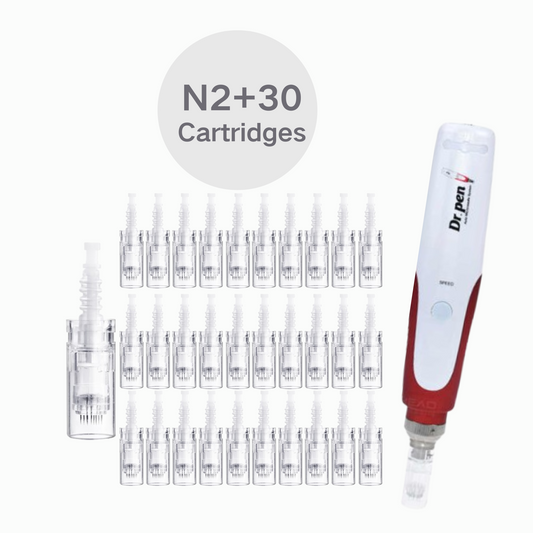Dr Pen N2  Wireless Derma Pen Microneedling With 30pcs Cartridges