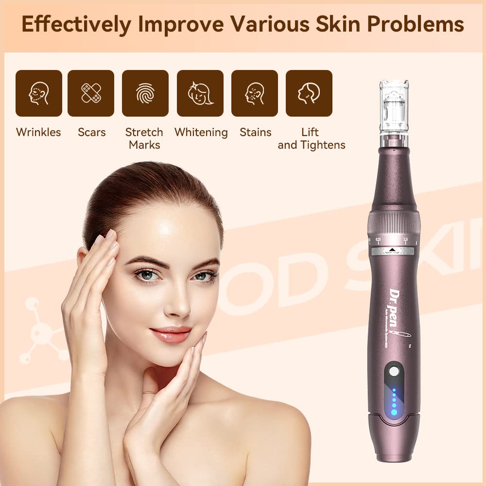 Dr.Pen A10 Wireless Microneedling Pen With 10 Replacement Cartridges