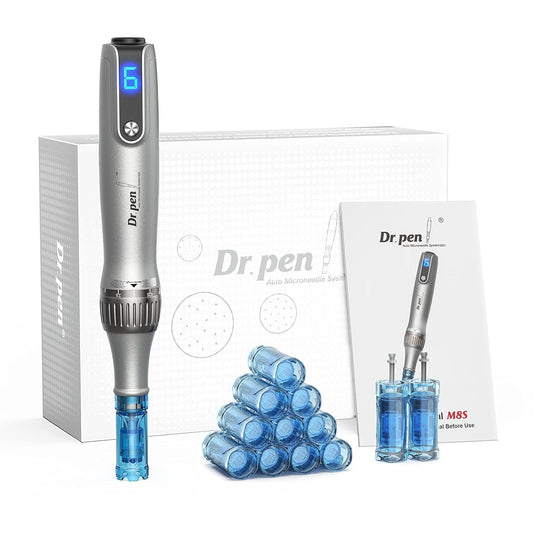 Dr. Pen M8S Microneedling Pen with 10PCS Cartridges