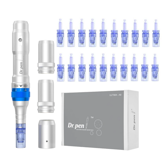 Dr.Pen A6 Microneedling Pen with 20Pcs Cartridges Replacement Needles