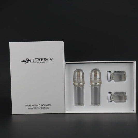 2pcs Hydra Needle 64 Derma Stamp With 2pcs Microneedling Serum