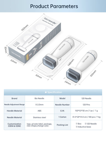Bio Needle 120Pin  Derma Stamp