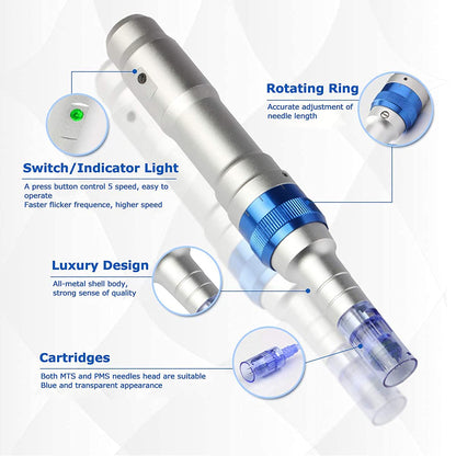 Dr. pen Ultima A6 Microneedling pen with 2 Cartridges