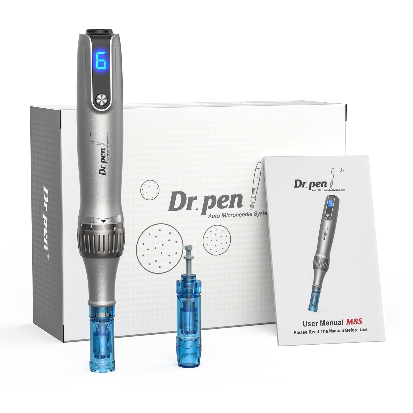 Dr. Pen Microneedling M8S with 20PCS Cartridges Kit Replacement