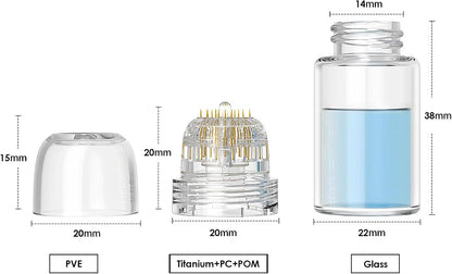 Derma Stamp Hydra Needle 20 With 4PCS Replace Head