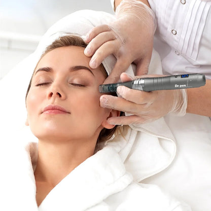 Dr. Pen Microneedling M8 with Battery and Digital Display With 30pcs Replacement Cartridges