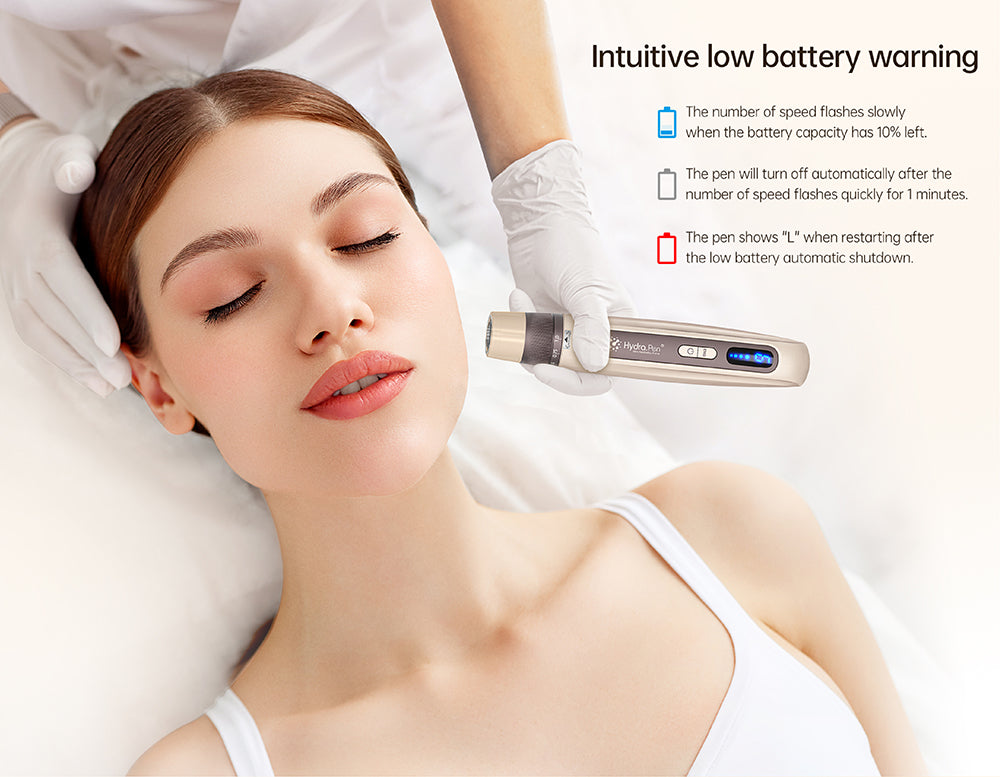 Hydra Pen H5 - Gold Microneedling Hydra Needle Pen With 10PCS Cartridges