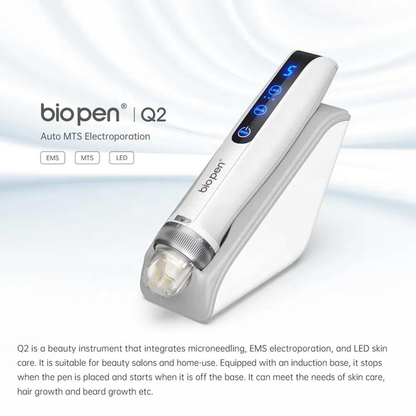 Bio Pen Q2 EMS LED Micro Current Pen +5 Cartridges