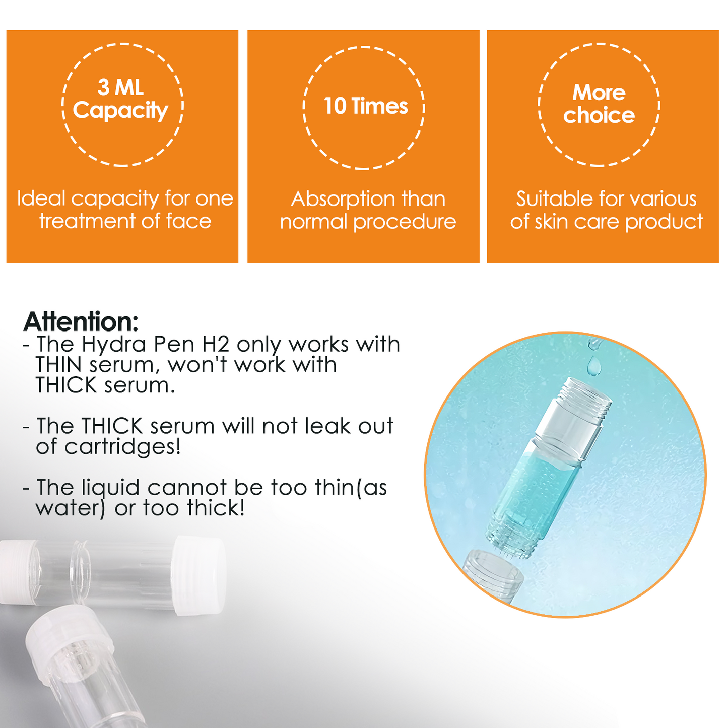 Hydra. Pen H2 Microneedle Cartridges 50pcs