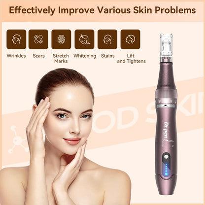 Dr.Pen A10 Wireless Microneedling Pen With 10 Replacement Cartridges