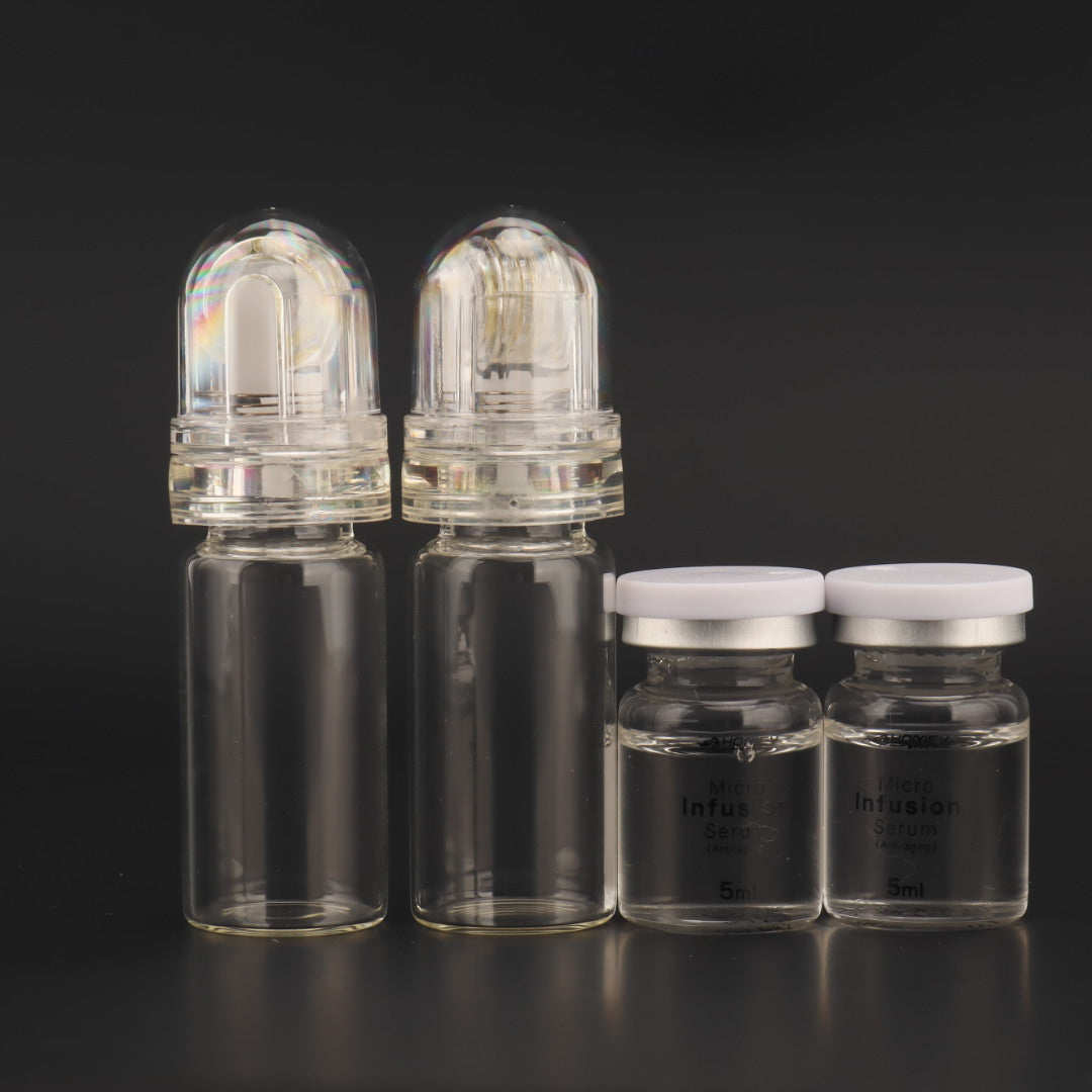2pcs Hydra Needle 64 Derma Stamp With 2pcs Microneedling Serum