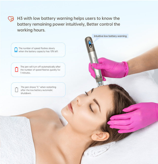 Dr. Pen Hydra H3 Pen All In One Microneedling Device With 10pcs Cartridges