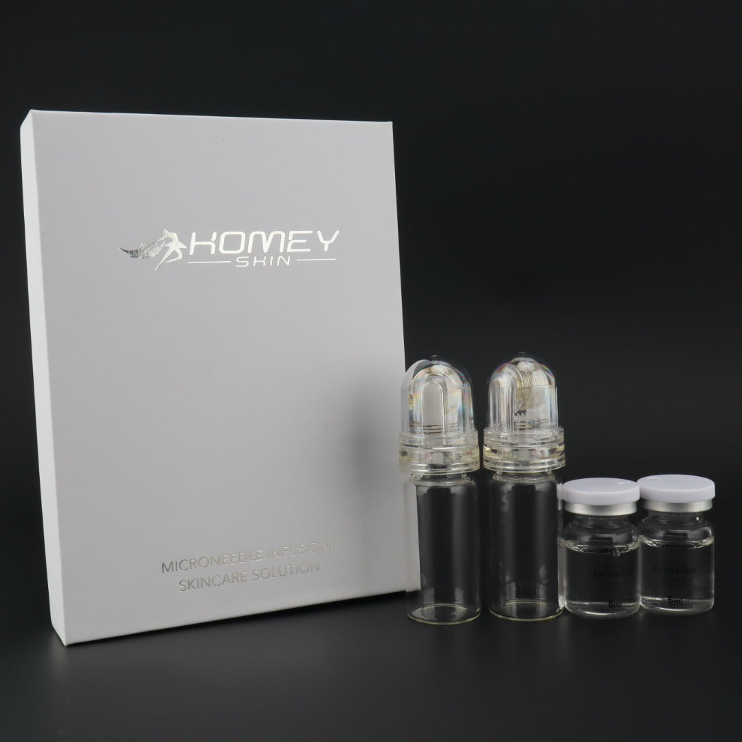2pcs Hydra Needle 64 Derma Stamp With 2pcs Microneedling Serum