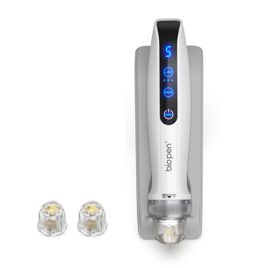 3-in-1 Dr. Pen Microneedling Pen: Bio Pen Q2 with LED & EMS Professional Skin Care