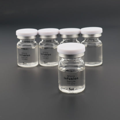 1pcs Hydra Needle 64 Derma Stamp With 6pcs Microneedling Replacement Head With 7pcs Anti-Aging Serum